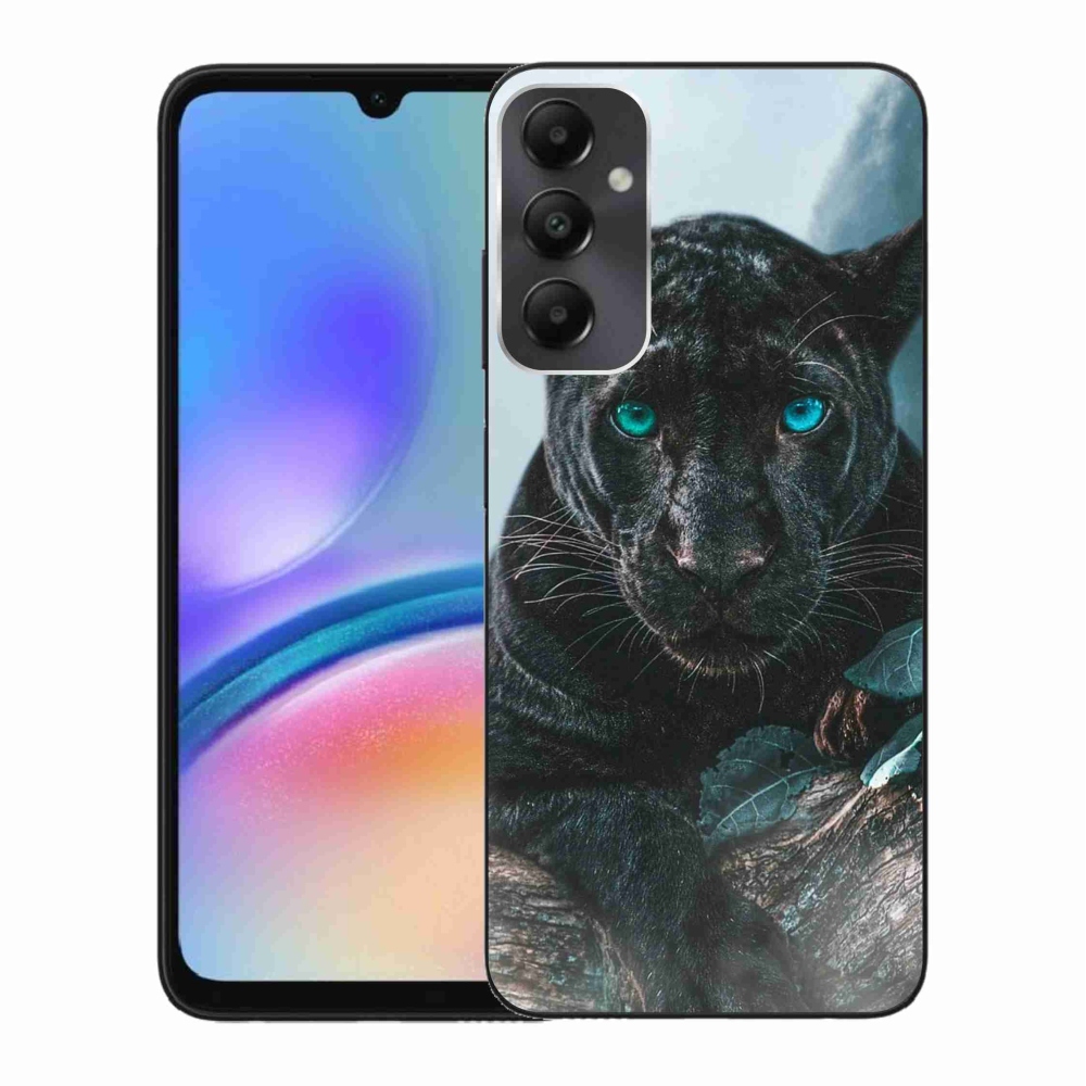 Zselés borítás mmCase Samsung Galaxy A05s készülékhez - fekete párduc