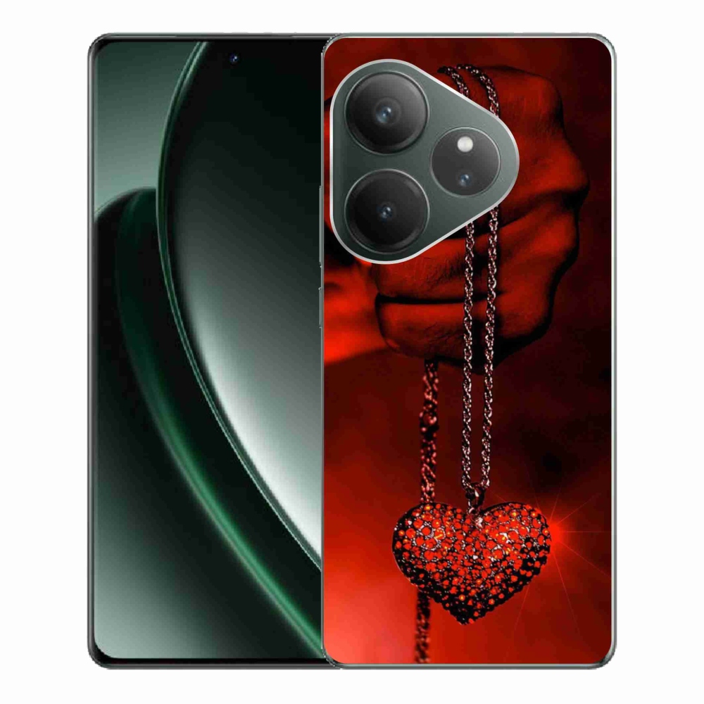 Gél borítás mmCase a Realme GT 6 5G/GT 6T 5G számára - nyaklánc