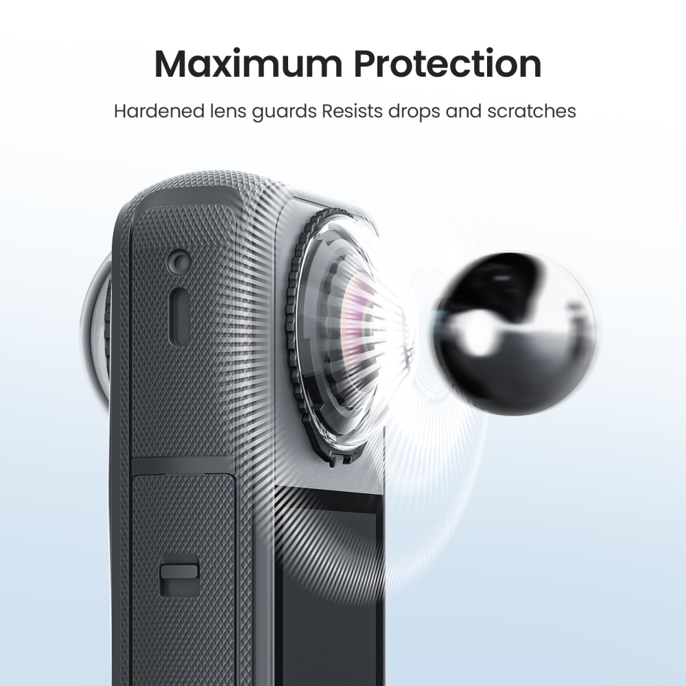 AMAGISN lencsevédő üveg Insta360 X4 Air fényképezőgéphez, 2 db.