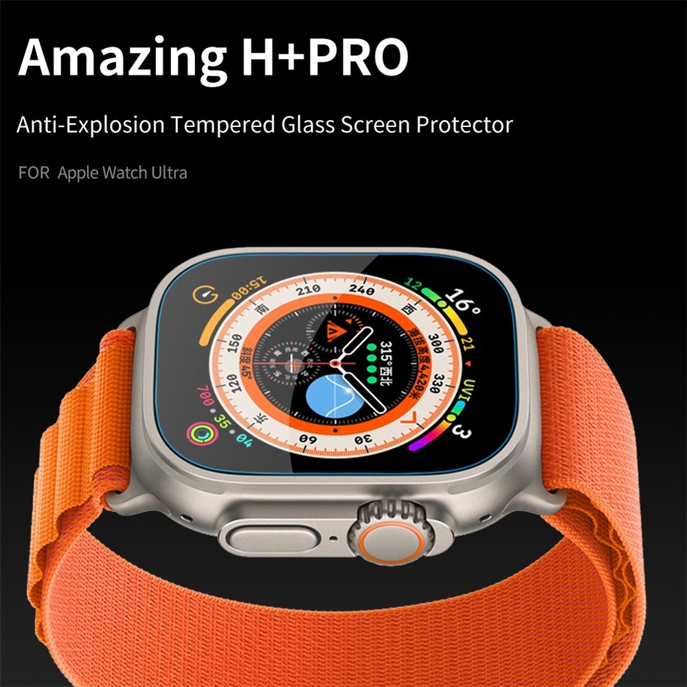 NLK H+Pro védőüveg az Apple Watch Ultra 4/3/2/1 49 mm-es modellhez