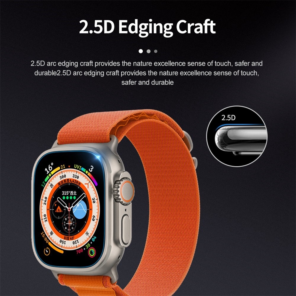 NLK H+Pro védőüveg az Apple Watch Ultra 4/3/2/1 49 mm-es modellhez