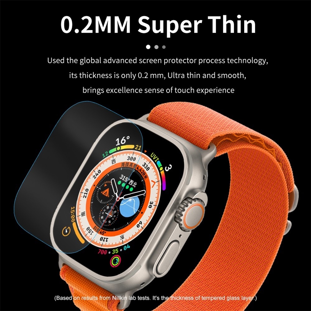 NLK H+Pro védőüveg az Apple Watch Ultra 4/3/2/1 49 mm-es modellhez