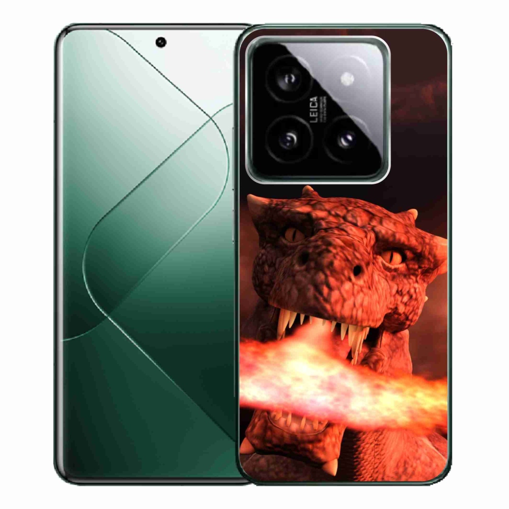 Gél borítás mmCase a Xiaomi 14 Pro-hoz - sárkány
