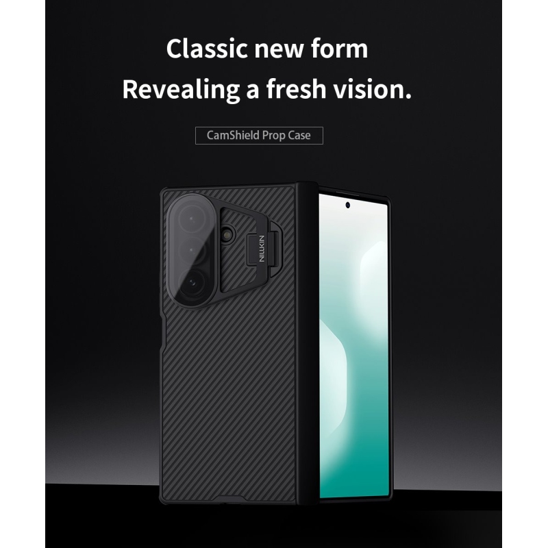 Nillkin CamShield Prop (átlátszó lencse) hátlap Samsung Galaxy Z Fold 7 fekete