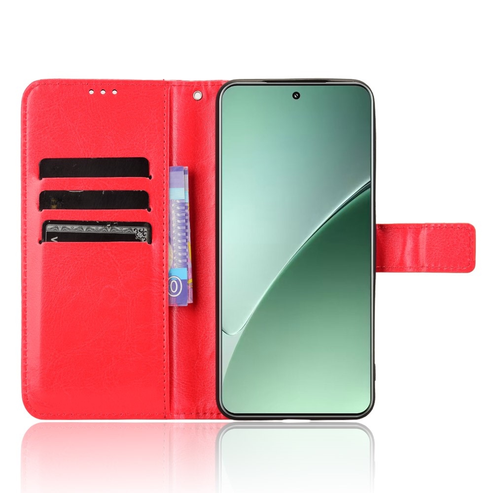 Őrült könyv tok Xiaomi 15 Pro-hoz - piros