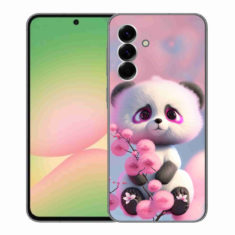 Gél borító mmCase Samsung Galaxy A56 5G - aranyos panda 1