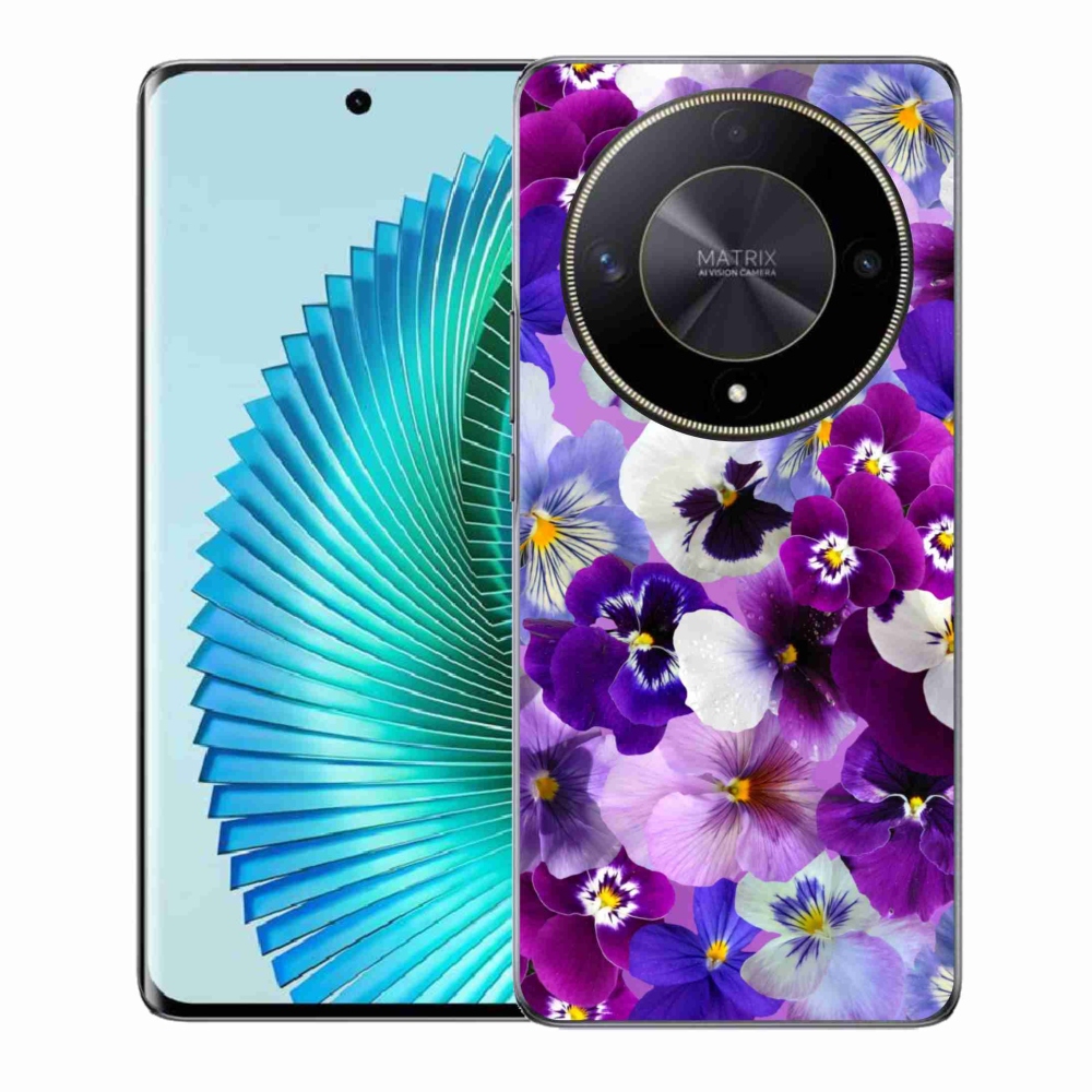 Gél borító mmCase a Honor Magic 6 Lite 5G számára - virágok 9