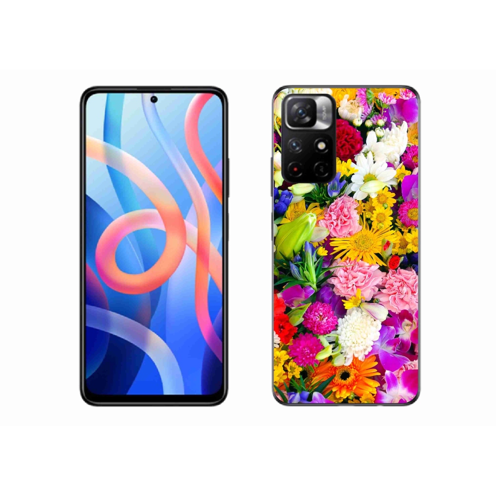 Gél borító mmCase a Xiaomi Redmi Note 11S 5G - virágok 12