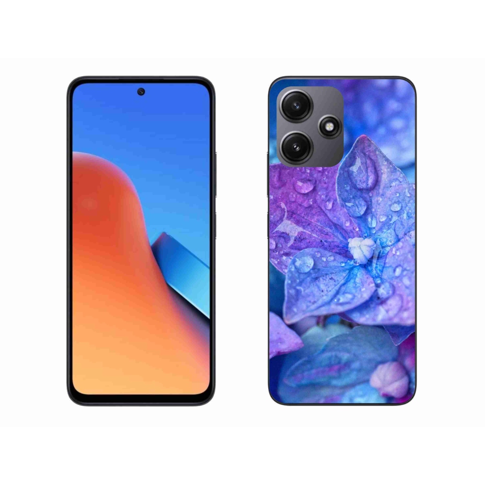 Gél borítás mmCase a Xiaomi Redmi 12 5G-hez - lila virág