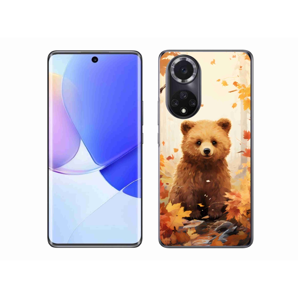 Gél borítás mmCase a Huawei Nova 9-hez - medve az erdőben