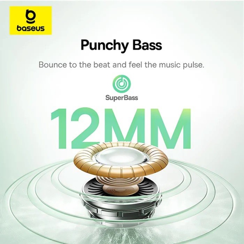 Baseus Bass BP1 NC vezeték nélküli fülhallgató, Galaxy Blue