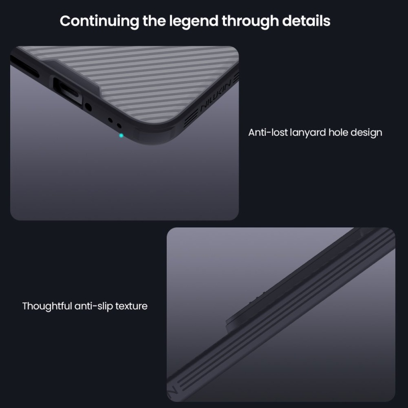 Nillkin CamShield PRO hátlap Xiaomi 15T Pro átlátszó fekete