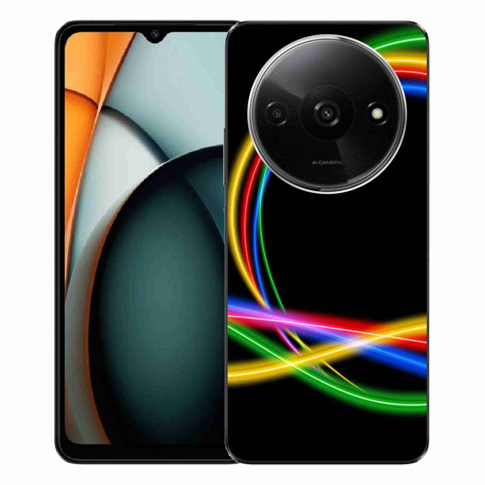 Gél tok mmCase a Xiaomi Redmi A3-hoz - neon körök