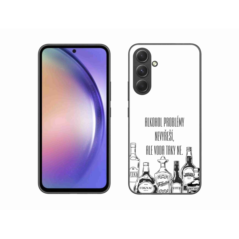 Gél borító mmCase Samsung Galaxy A54 5G - vicces szöveg fehér háttérrel