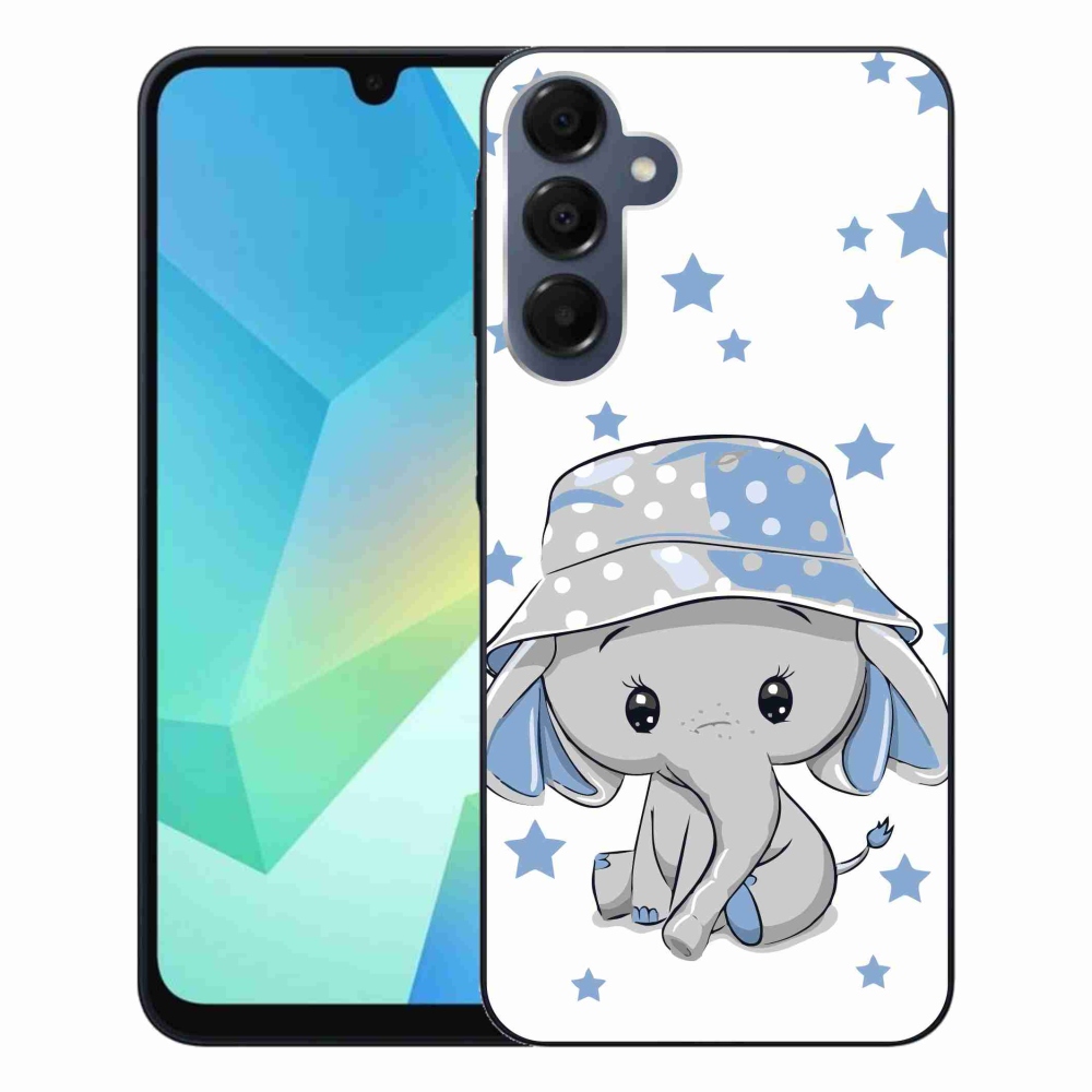 Gél védőhuzat mmCase Samsung Galaxy A16 4G/5G készülékhez - kék elefánt