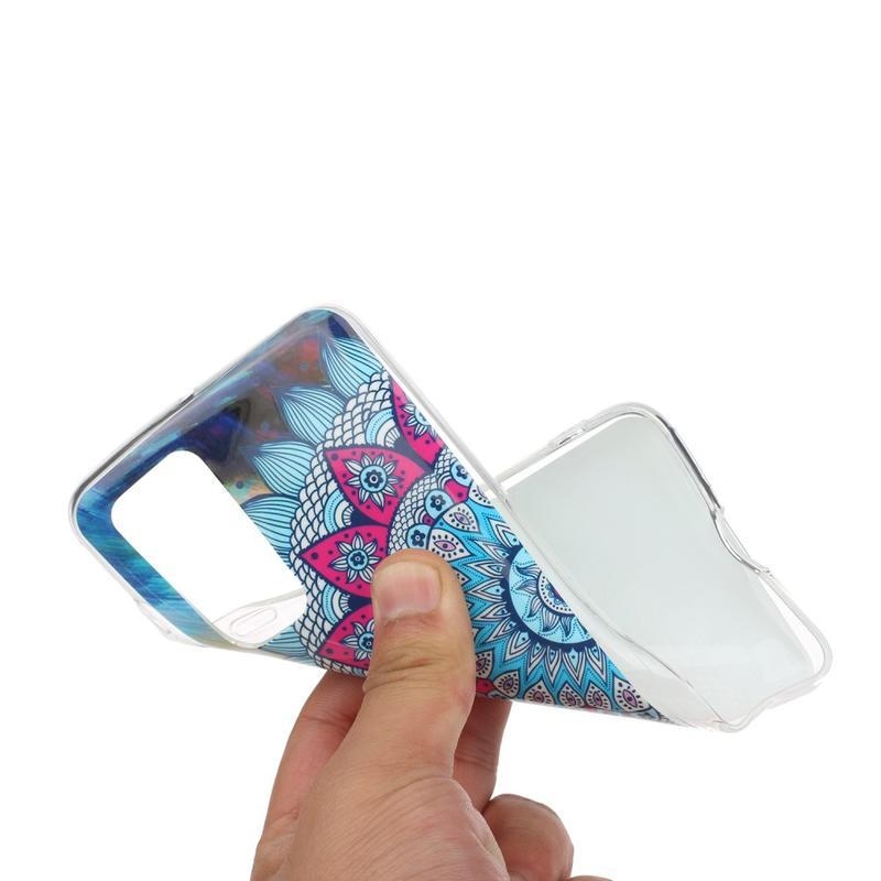 Éjjeli fényes gél tok mobil Huawei P40 Pro - mandala