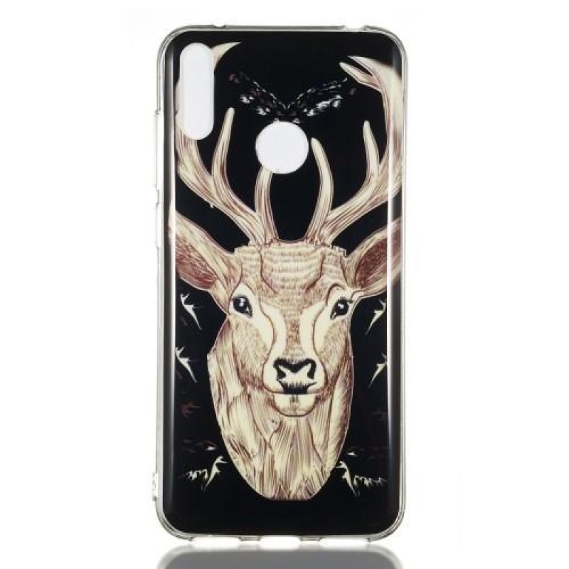 Éjfényes gél tok mobil Huawei Y7 (2019) - Sat