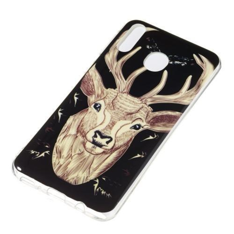 Éjjeli fényes gél tok mobil Samsung Galaxy M20 - los