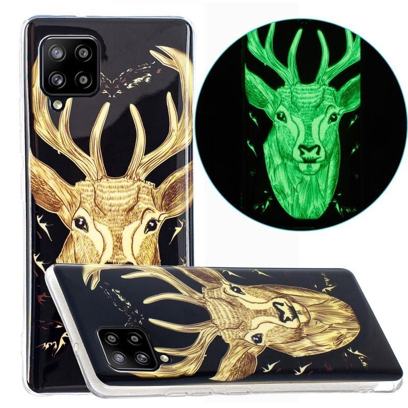 Éjjeli fényes gélhüvely Samsung Galaxy A42 5G mobiltelefonhoz - los