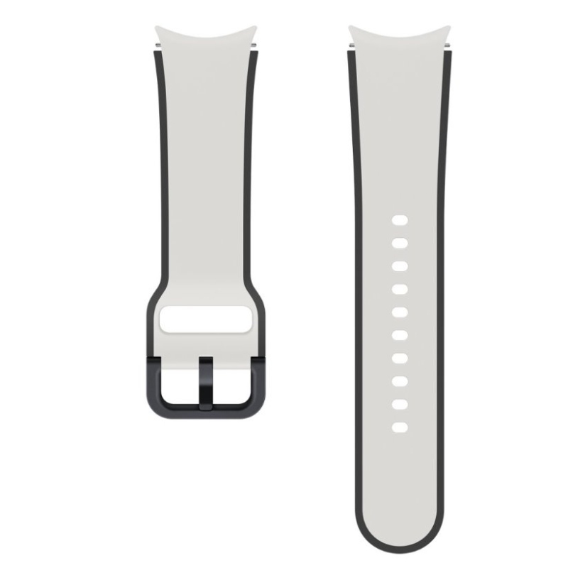 ET-STR90SJE Samsung Galaxy Watch 4/4 Classic/5/5 Pro kéttónusú sport szíj 20mm S/M Homok