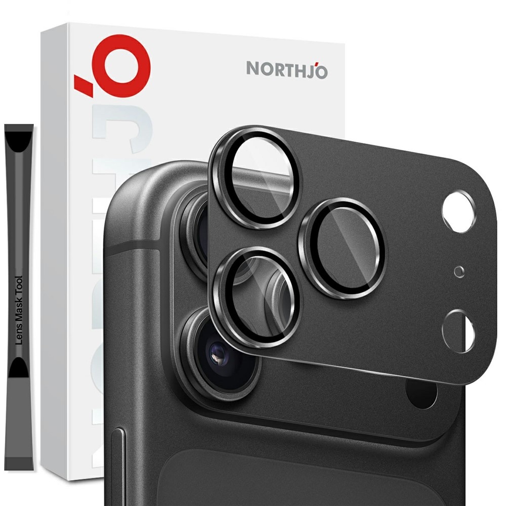 NORTHJO iPhone 18 Pro Max mobilkamera-lencse – fekete
