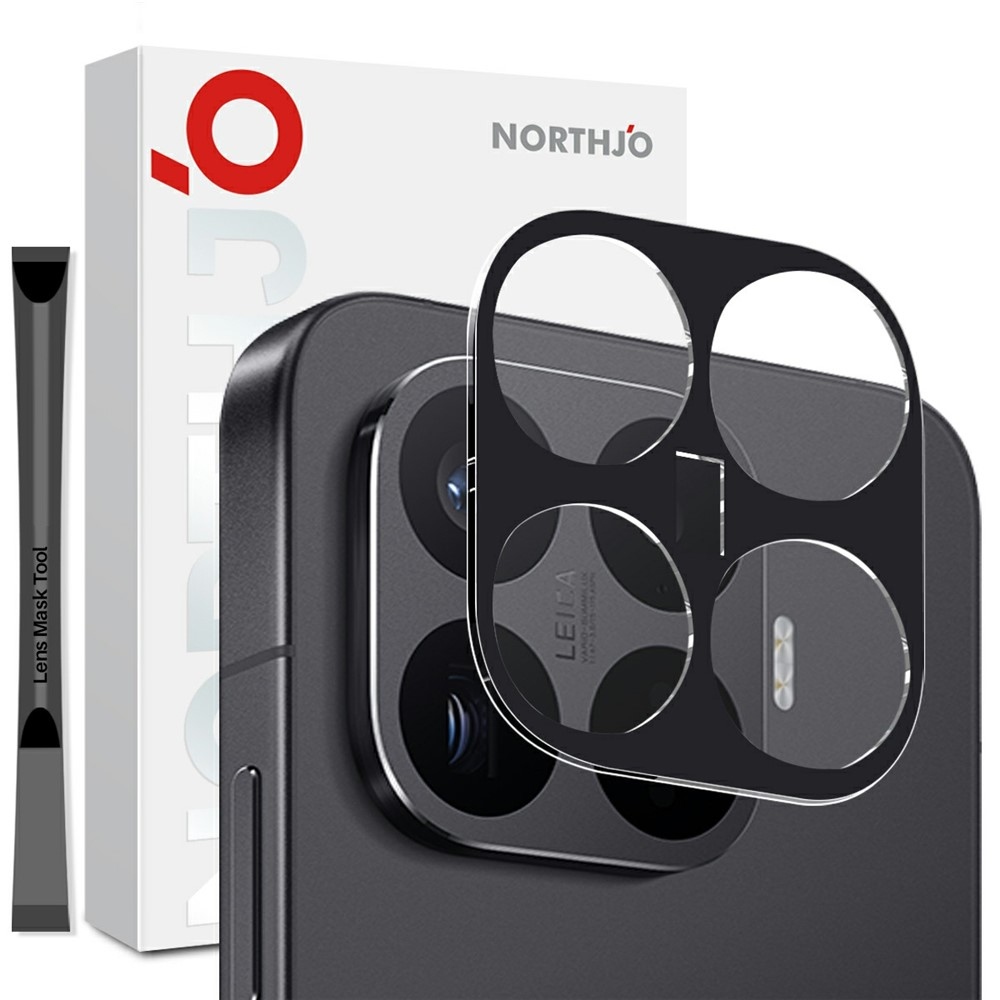 NORTHJO üveg lencse a Xiaomi 17T Pro okostelefonhoz – fekete