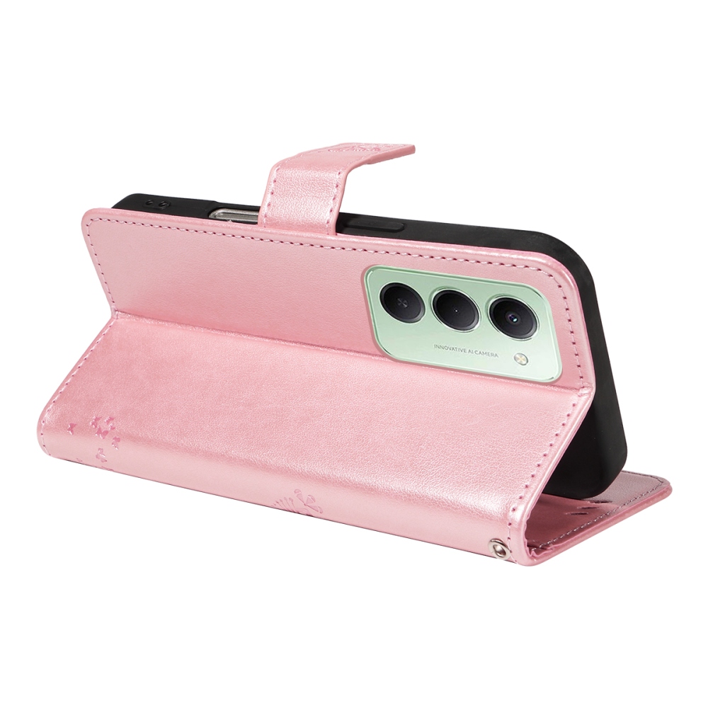 Fák könyve tok Xiaomi Redmi 15 4G (171mm) - rózsaarany