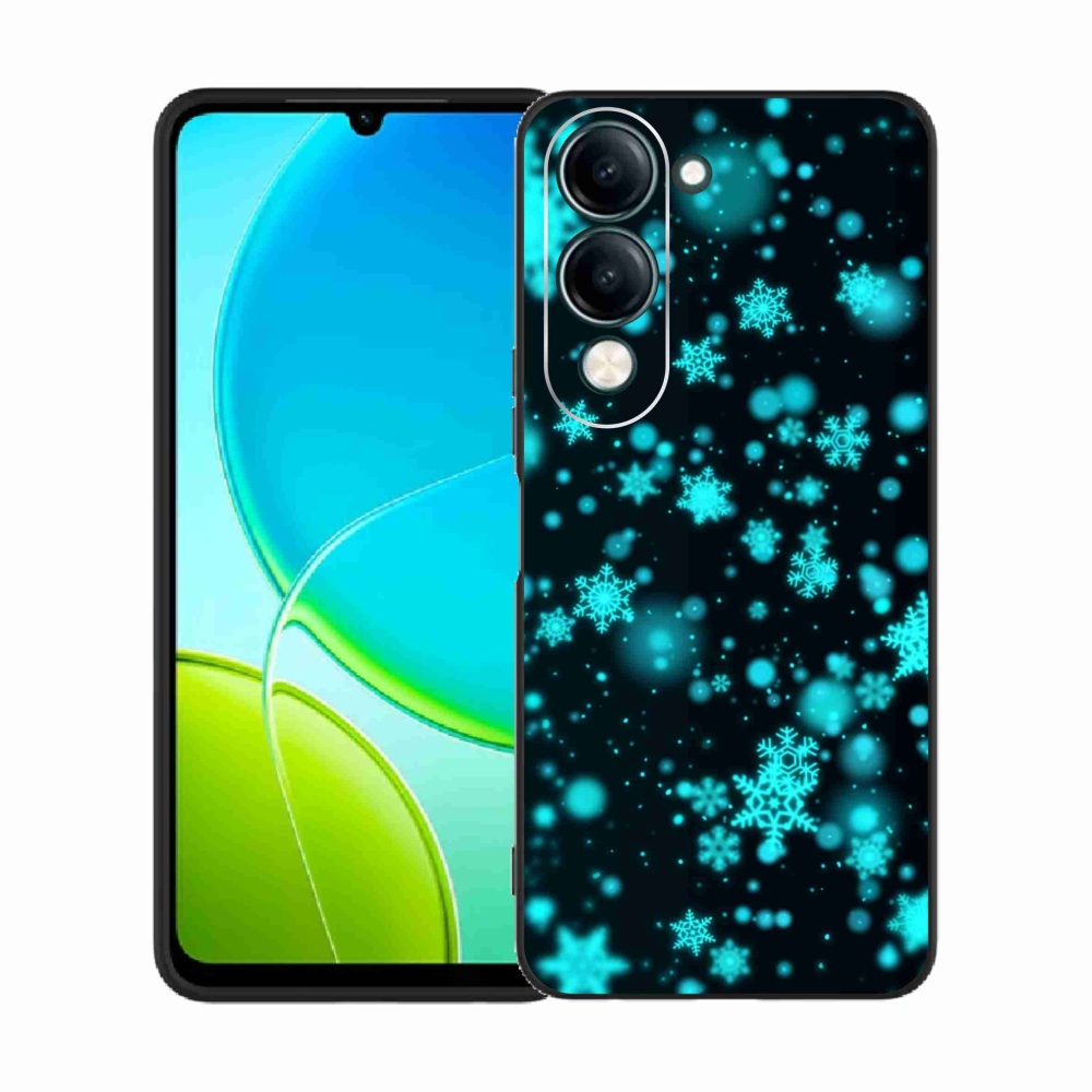 Gél borítás mmCase a Vivo Y29s 5G-hez - hópelyhek 1