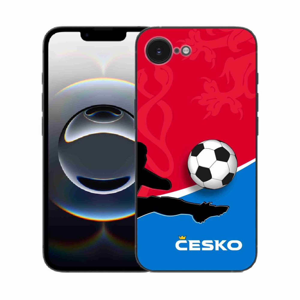 Gél borítás mmCase iPhone 16e készülékhez - futball Csehország 2