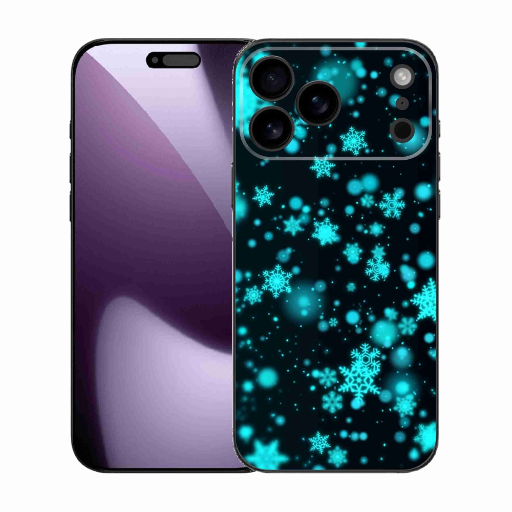 Gél borítás mmCase iPhone 17 Pro Max készülékhez - Hópelyhek 1