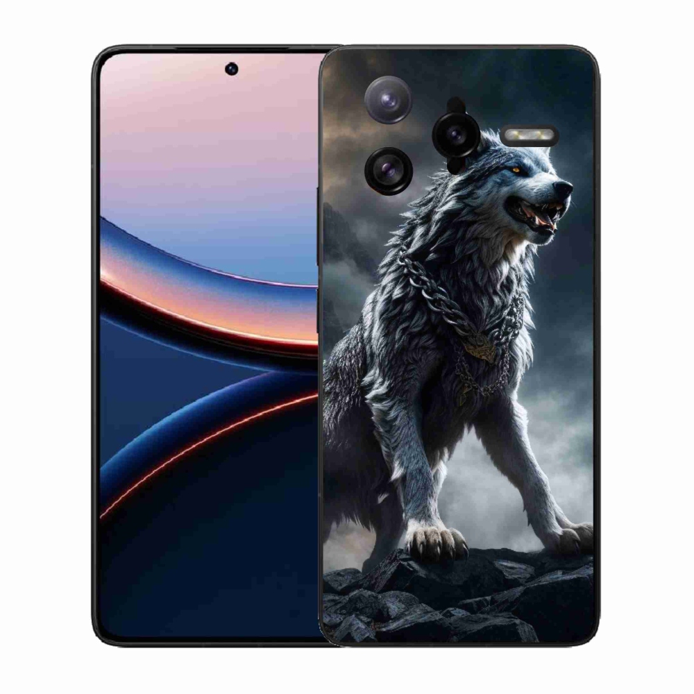 Gél borítás mmCase a Xiaomi Poco F7 Ultra számára - farkas 1