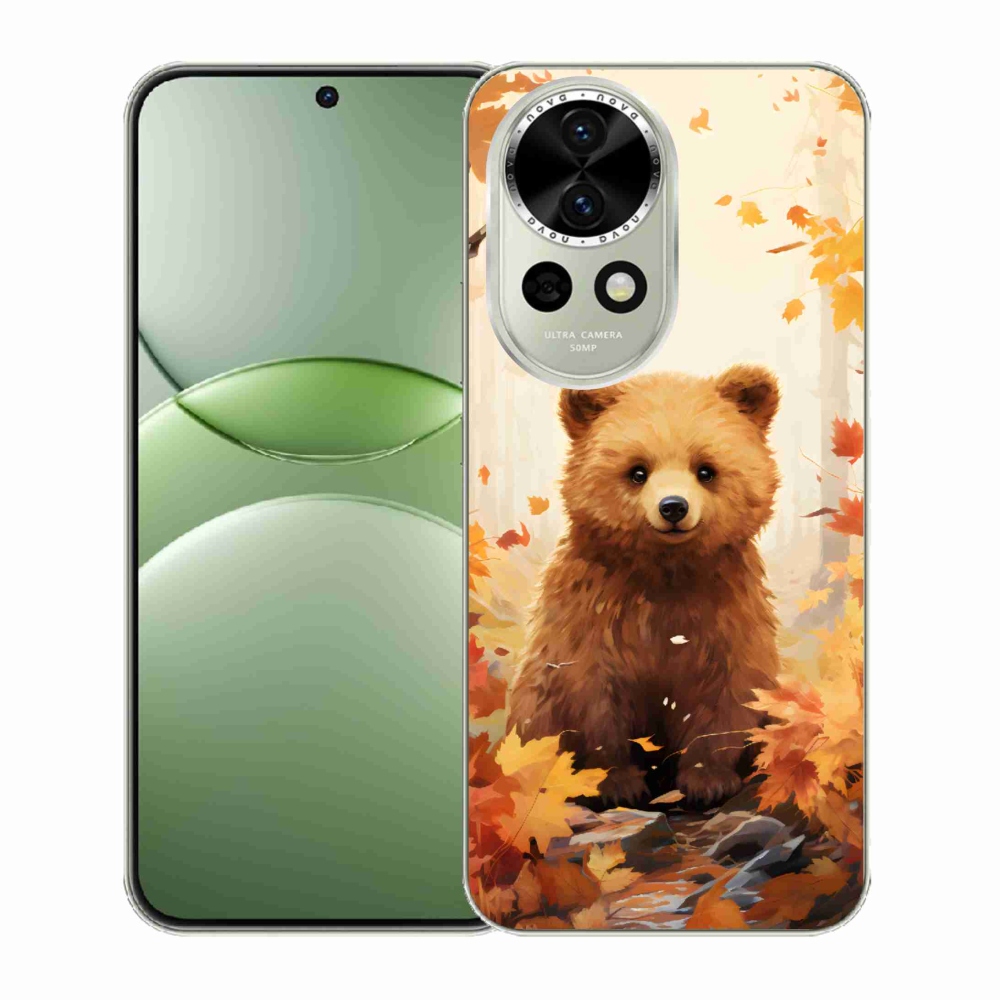 Gél borítás mmCase a Huawei Nova 13 5G számára - medve az erdőben