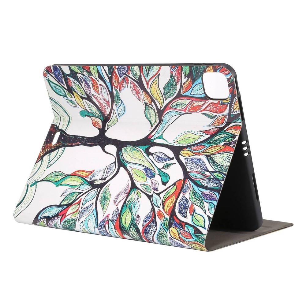 Patte intelligens záró tok iPad Pro 11 (2020/21/22) - színes fa