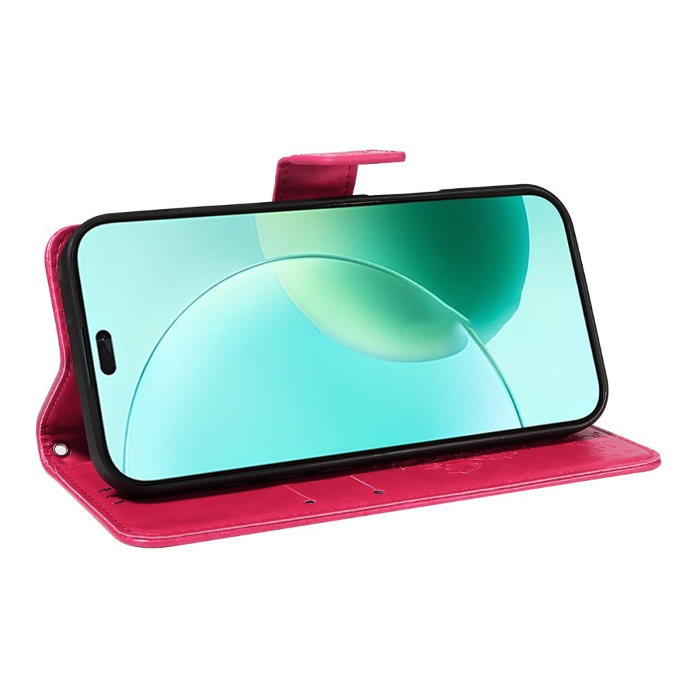 Fák könyvtáska a Honor 400 Lite-hoz - rózsaszínű