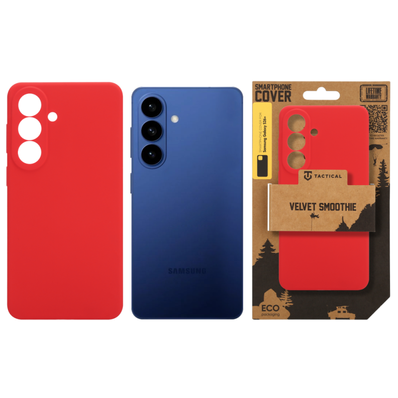 Taktikai bársony Smoothie borító Samsung Galaxy S26+ Chilli számára