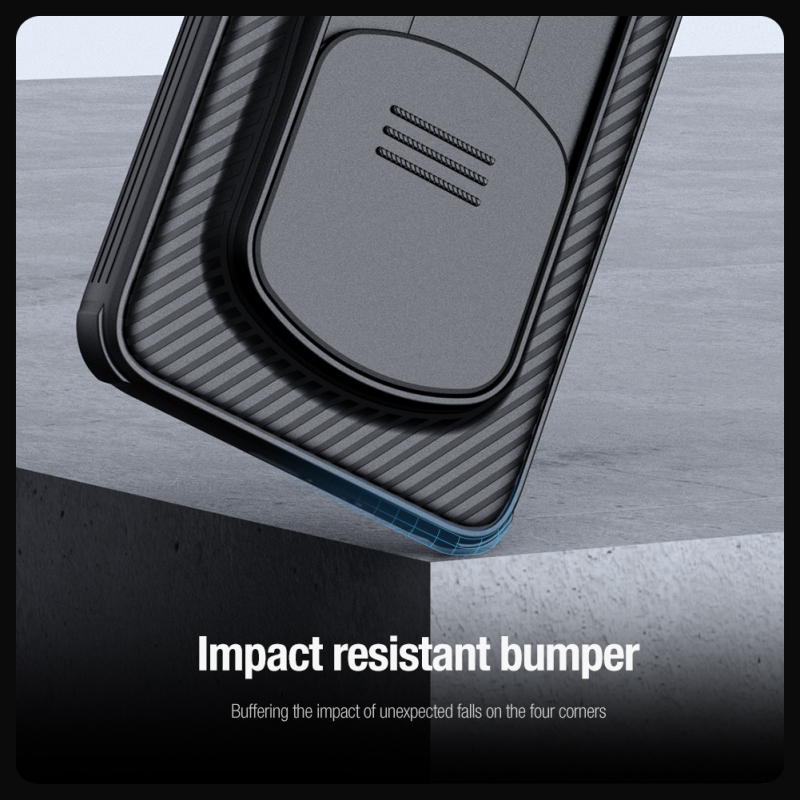 Nillkin CamShield PRO hátlap a Honor Magic 6 Pro fekete színű készülékhez