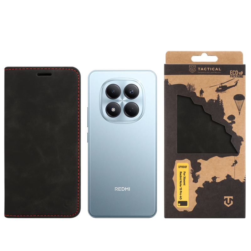 Taktikai Xproof a Xiaomi Redmi Note 15 Pro 4G fekete sólyomhoz