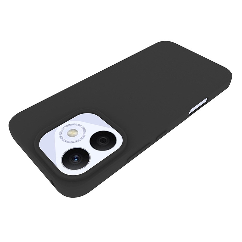 Matt zselés tok a Honor 400 Lite-hoz - fekete