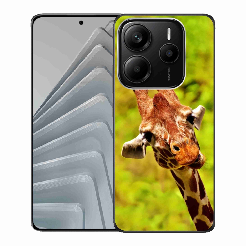 Gél borítás mmCase a Xiaomi Redmi Note 14 5G-hez - zsiráf