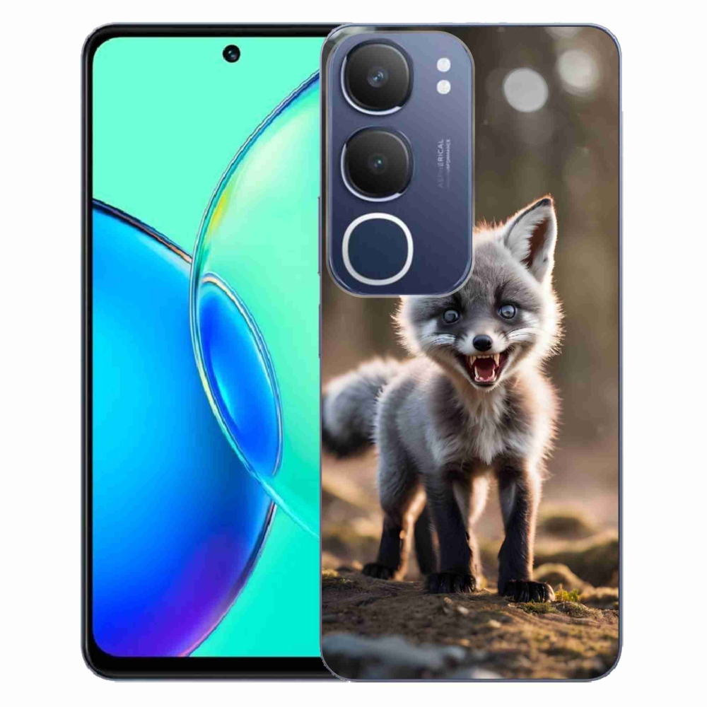 Gél borító mmCase a Vivo Y19s készülékhez - angry fox
