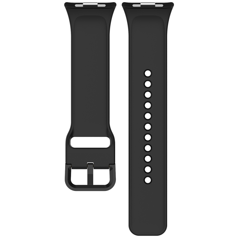 Tactical szilikon karkötő a Xiaomi Redmi Watch 4/5/6-hoz, fekete