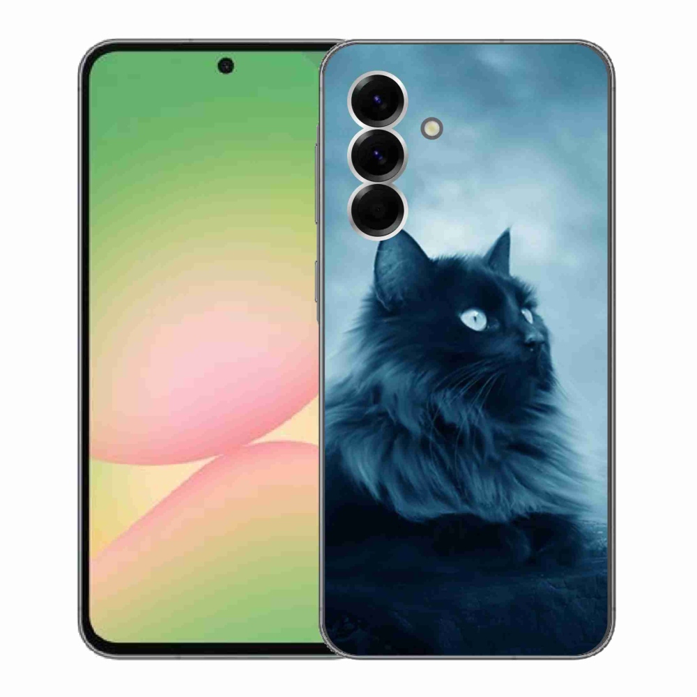Zselés borítás mmCase Samsung Galaxy A56 5G - fekete cat 1