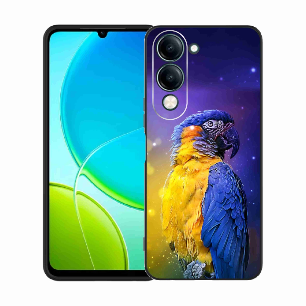 Zselés borítás mmCase a Vivo Y29s 5G-hez - papagáj ara 1