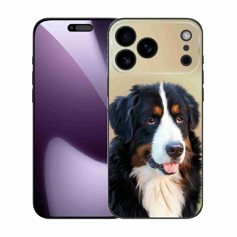 Gél borítás mmCase iPhone 17 Pro Max készülékhez - Berni hegyi kutya