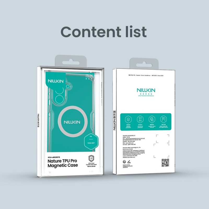 Nillkin Nature TPU PRO mágneses borítás Samsung Galaxy A57 átlátszóhoz