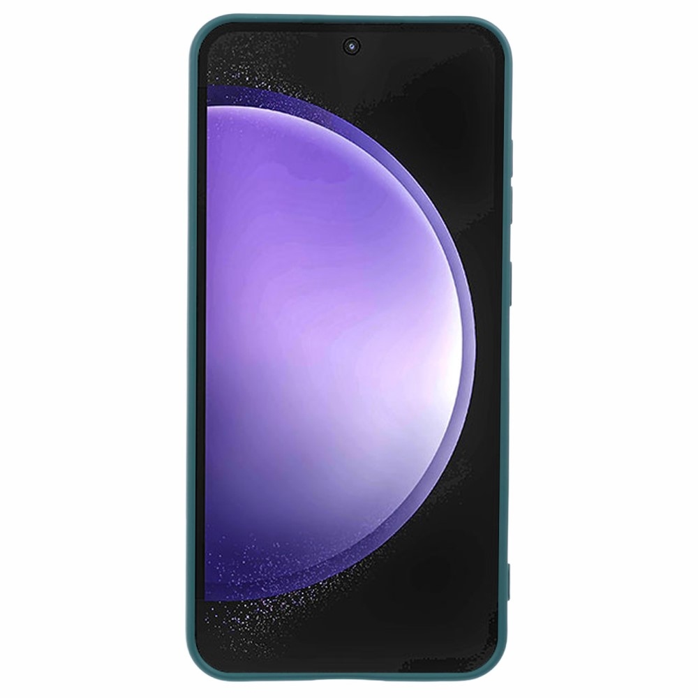 Gél tok Samsung Galaxy S24 FE készülékhez - sötétzöld