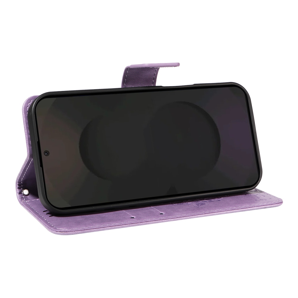 Fák könyve tok Samsung Galaxy S25 FE - világos lila