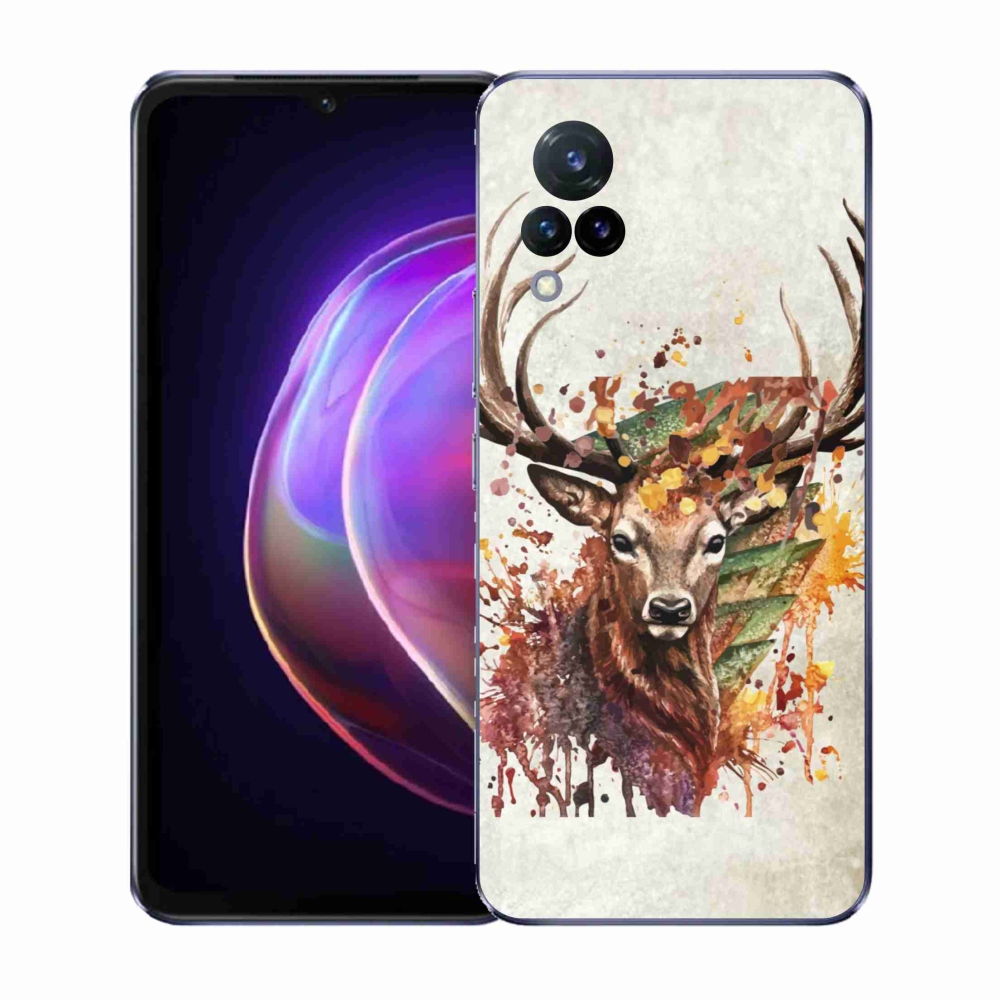 Gél borítás mmCase a Vivo V21 4G/5G készülékhez - szarvas 1