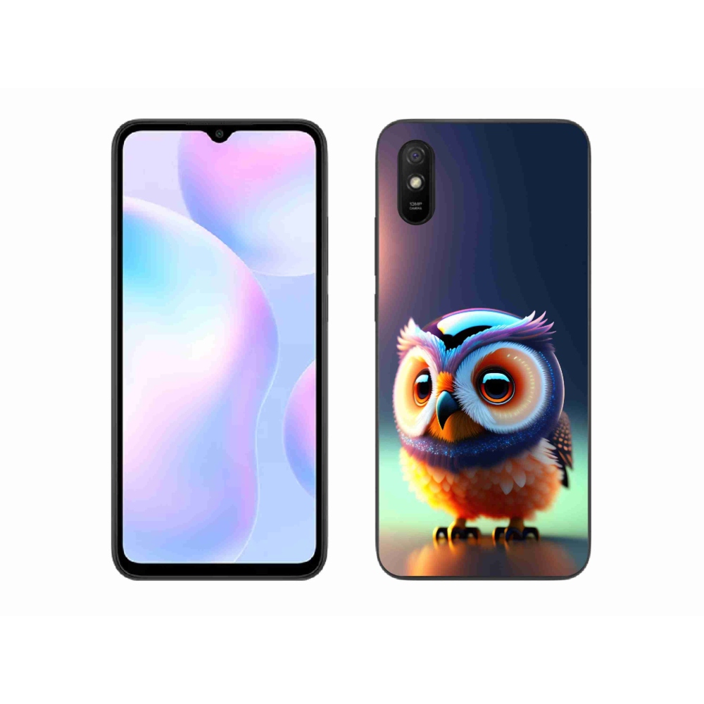 Gél borítás mmCase a Xiaomi Redmi 9A számára - bagoly