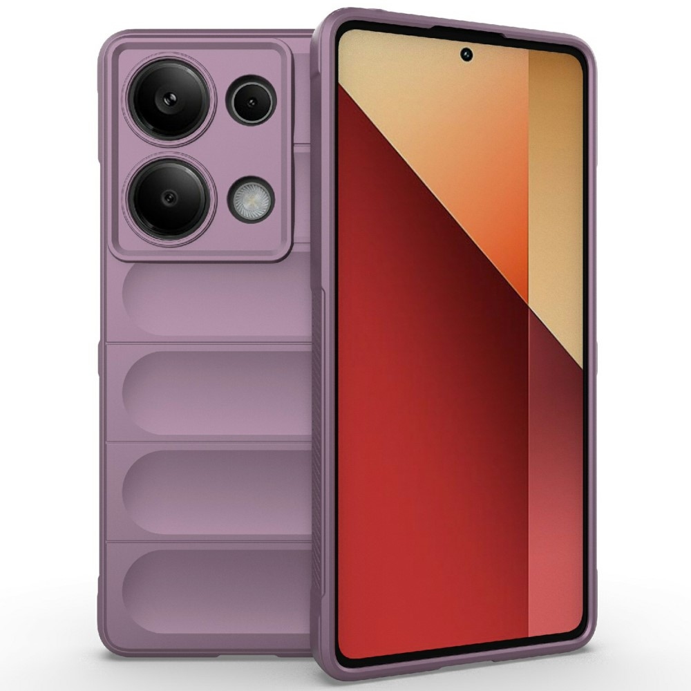 Rugg tartós zselés tok Xiaomi Redmi Note 14S-hez - világos lila